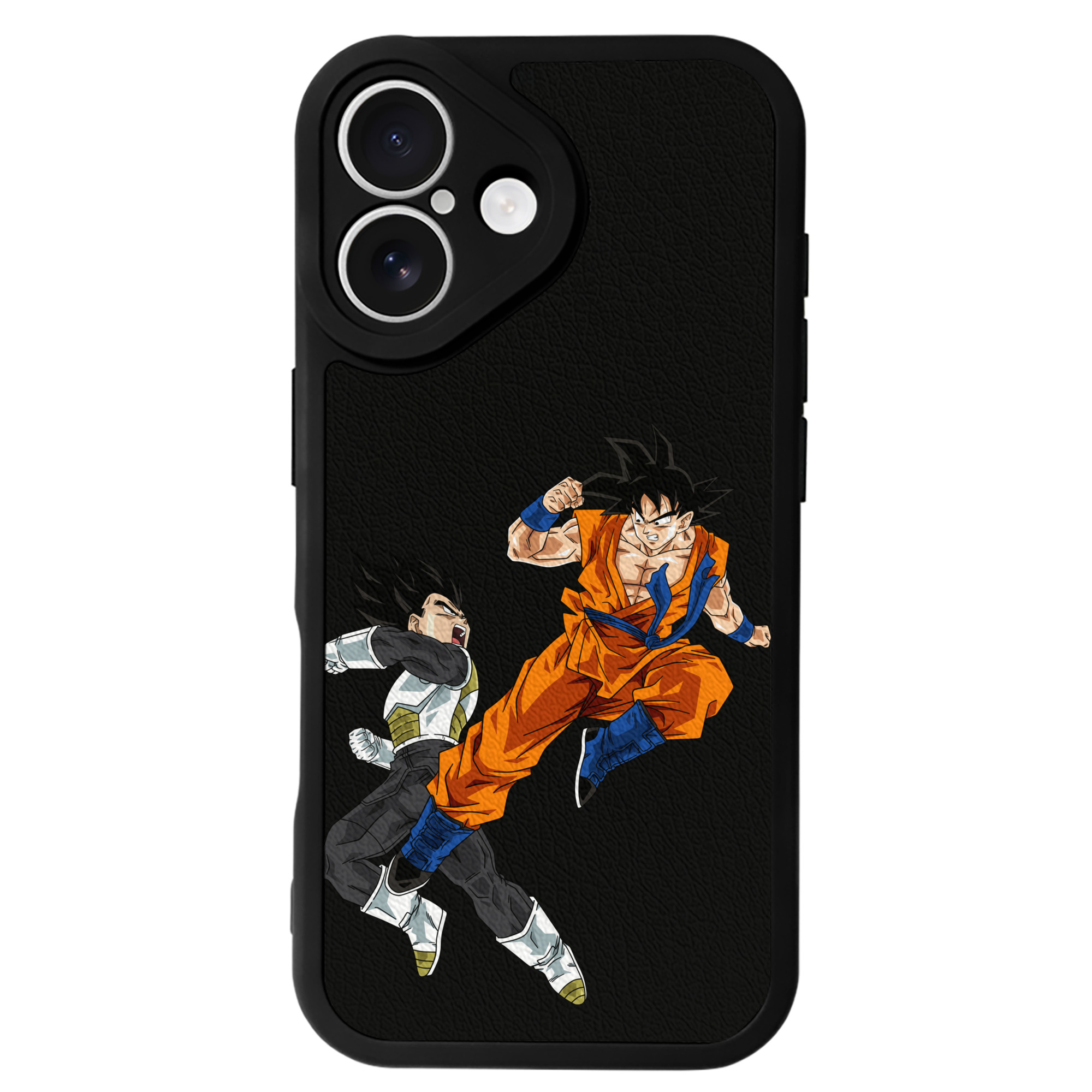 （画像用） ドラゴンボール 孫悟空（そん ごくう）Son Goku カカロット DRAGON BALL Kakarotto 【iPhone 16シリーズ対応】シリコンスマホケース（レザー調） 材質：シリコン